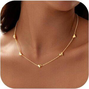 Heart Necklace | Dainty Pendant with Trendy Heart Design